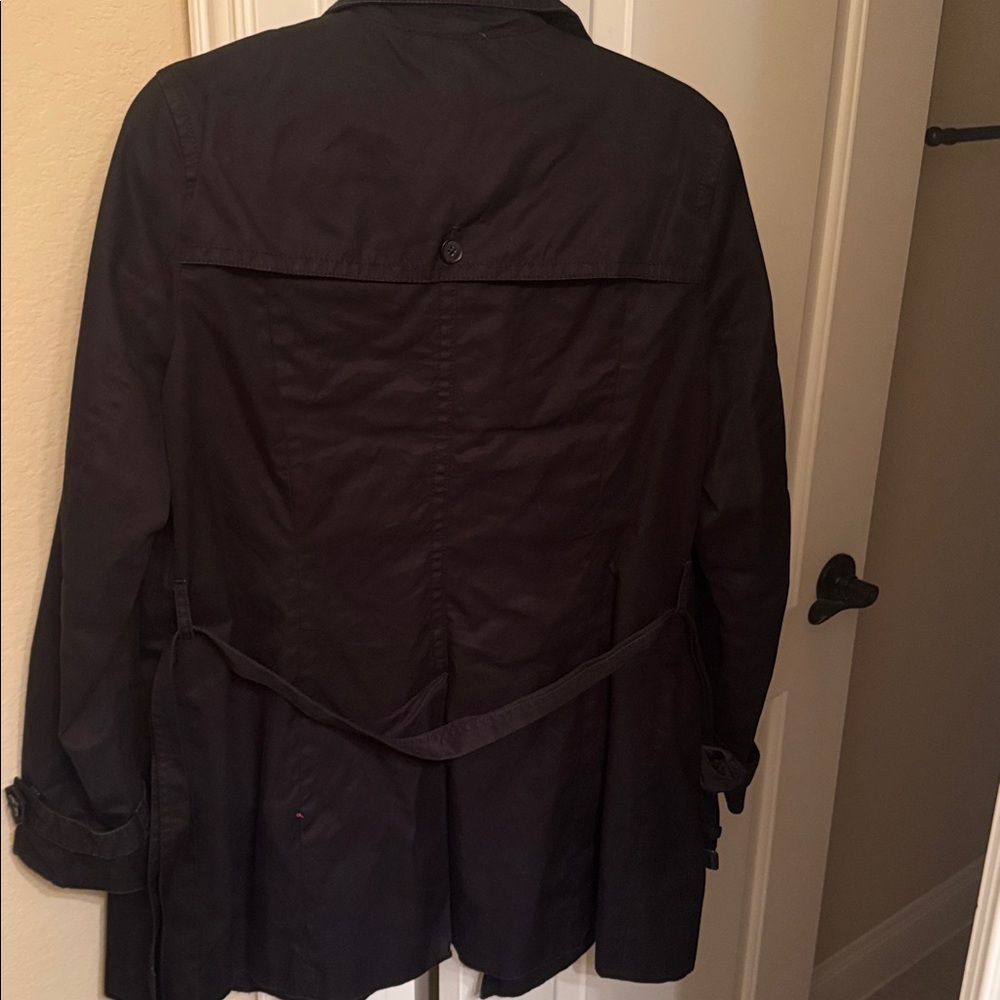 Banana Republic Dark Charcoal Double-Breasted Coat - Picture 6 of 6